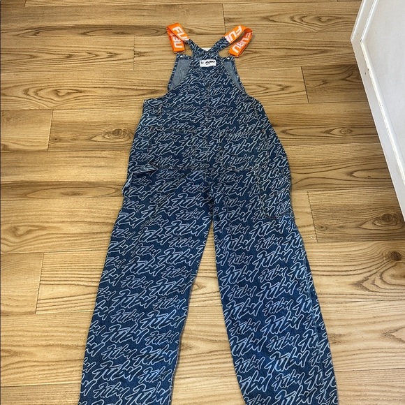 Forever 21 x Fubu Denim Overall with Fubu logo - Picture 6 of 6